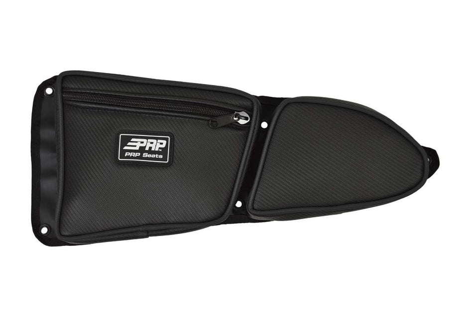 PRP Fiber Black Driver Side Door Bag with Knee Pad RZR900/1000 - E36-210