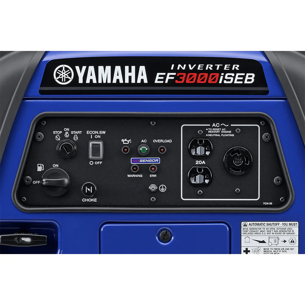 Yamaha EF3000iSEB Inverter Generator, 3000 watts