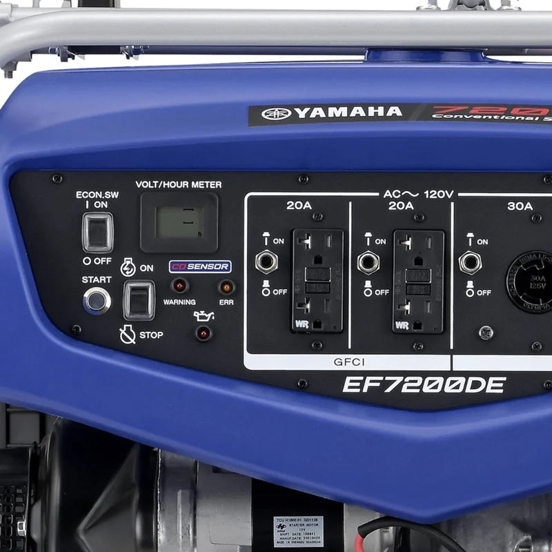 Yamaha EF7200DE Generator, 7200 Watts