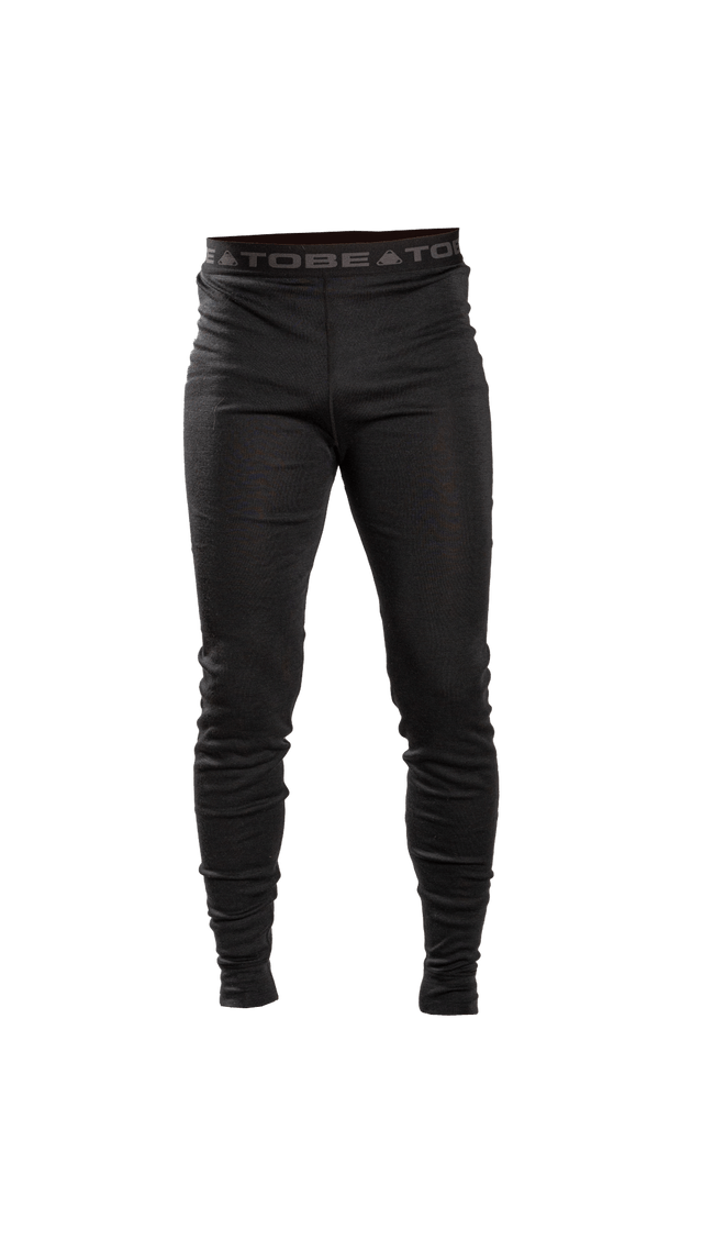 TOBE Ferox Unisex Merino Underlayer Pants - Jet Black