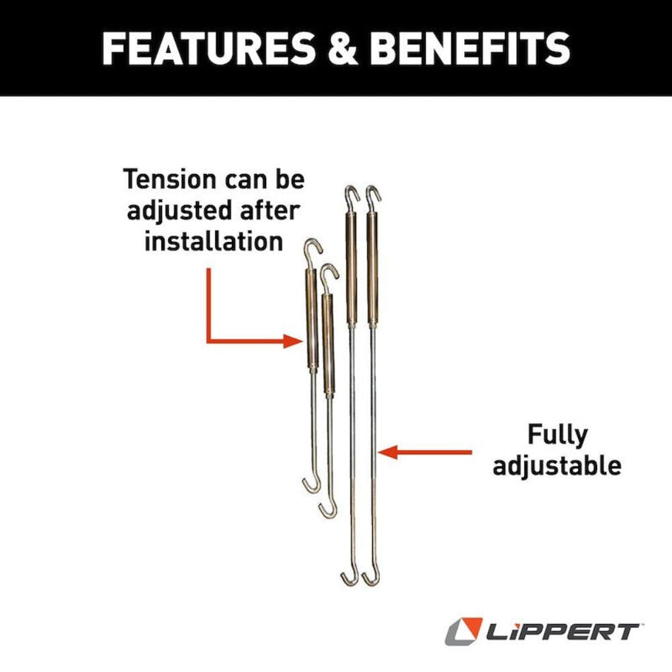 Lippert Components (M6V): SET/4 TURNBUCKLES- FM-TB