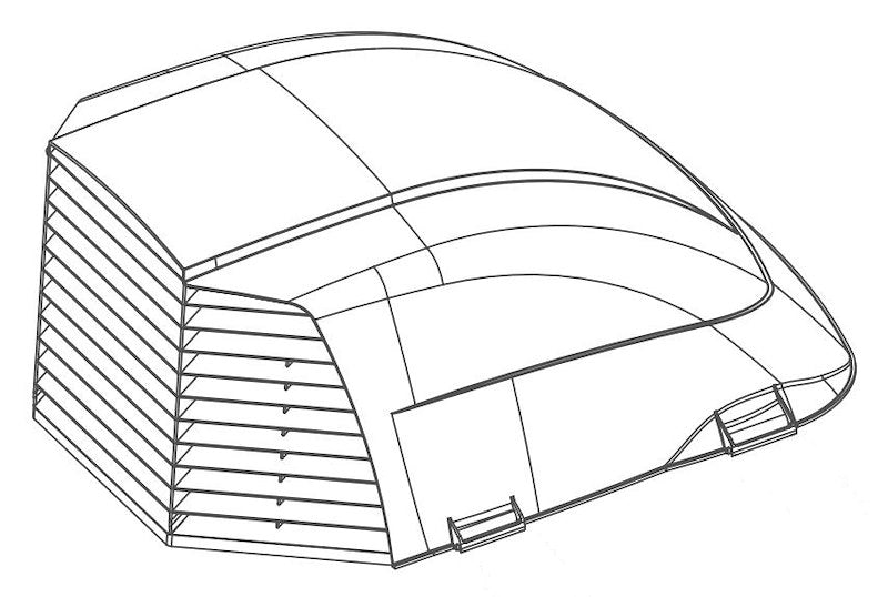 MAXXAIR VENTILATION SOLUTIONS MAXX II VENT COVER, BLACK - 08-0709