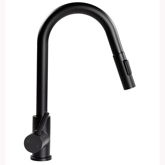 Lippert Components Faucet, Flow Max, Black Matte - 02-8600