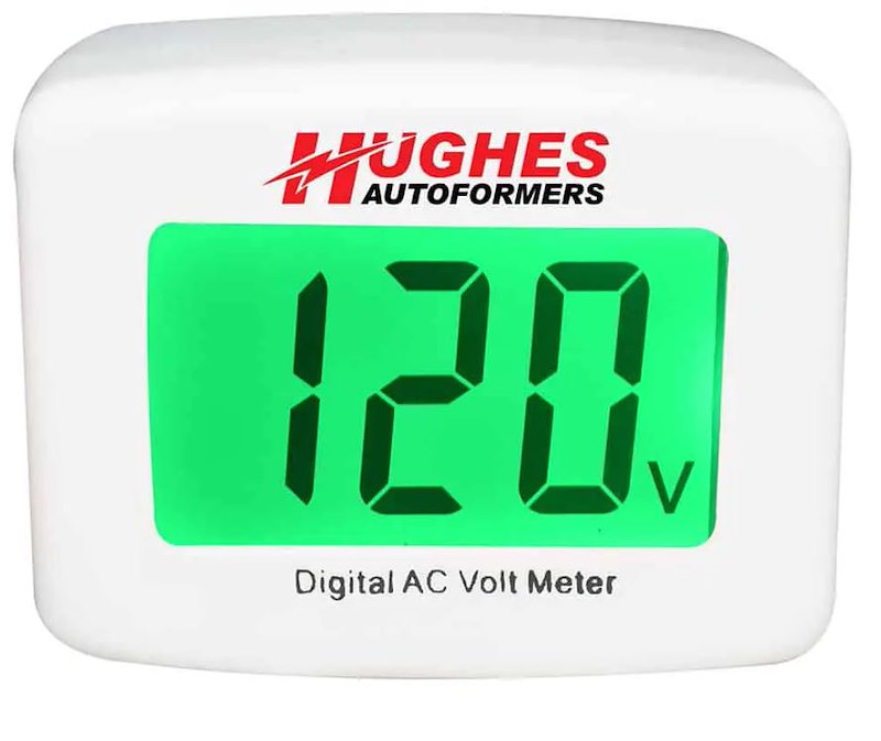 HUGHES DUAL COLOR LED DIGITAL VOLTMETER - 06-7537