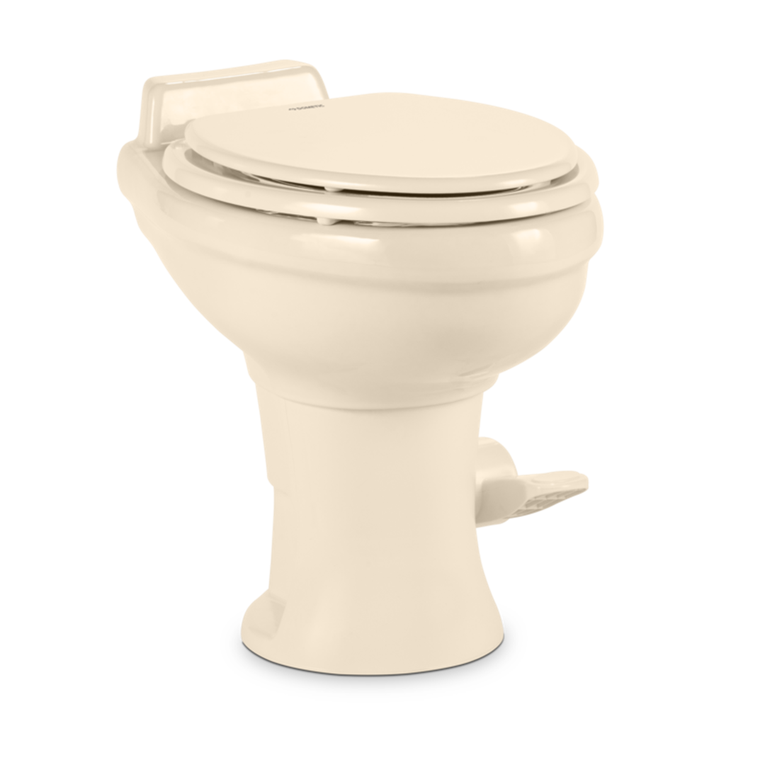 Dometic Toilet 320 Series Elongated Seat With 18 Inch Seat Height Bone