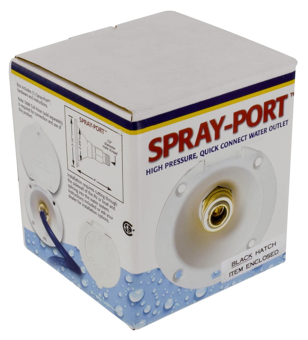 Phoenix Products Spray-Away ™ Quick Connect Exterior Spray Port