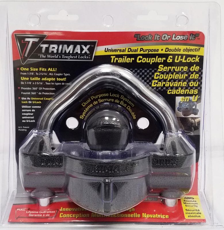 Trimax Locks Deluxe Series Trailer Coupler Lock
