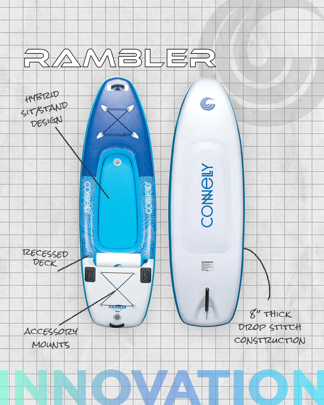 Rambler Hybrid Inflatable Watercraft by Connelly- 10'0"