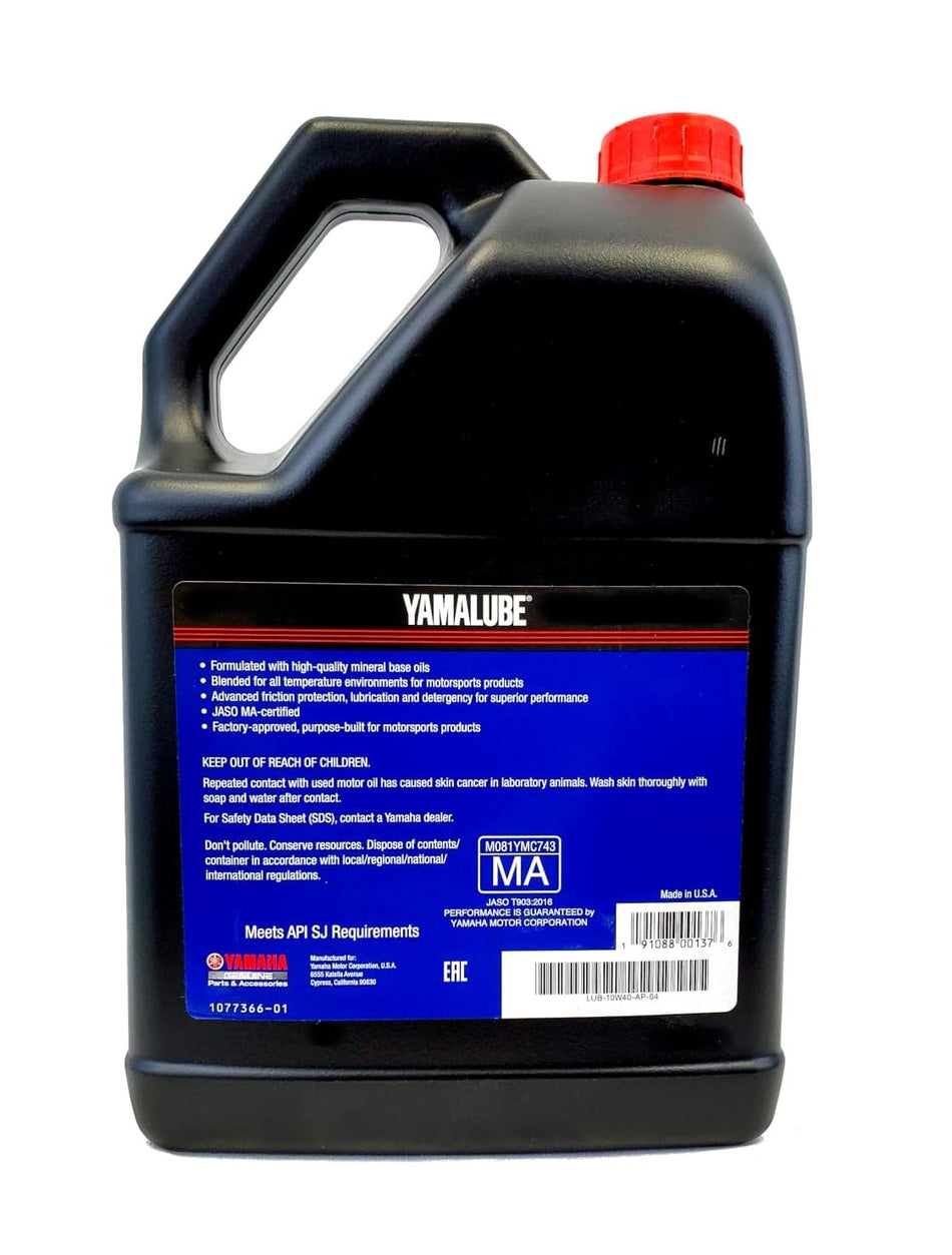 Yamalube - Engine Oil 10W-40 - All Purpose - LUB-10W40-AP-04