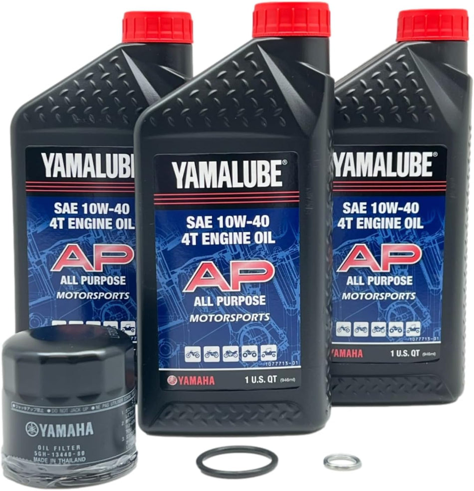 Yamaha Rhino Viking Grizzly Kodiak Oil Change Kit ATV - LUB-SXSCG-KT-00