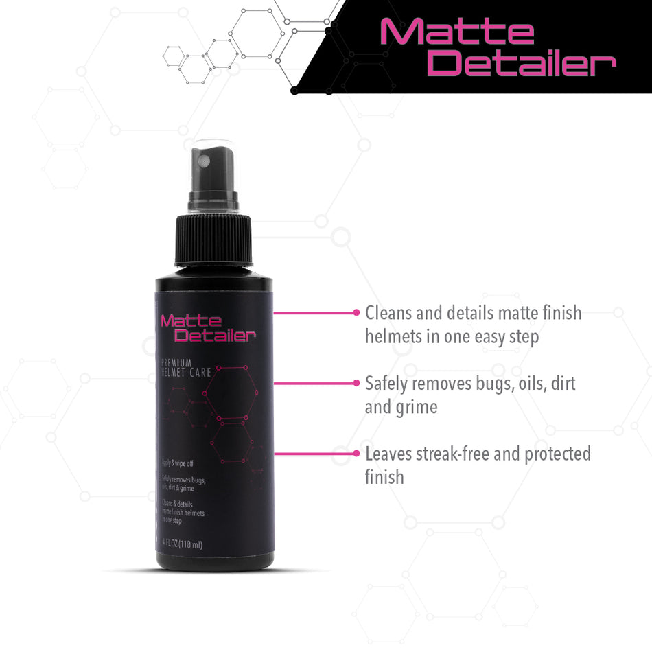 Molecule Helmet Matte Detailer 4 oz Sprayer