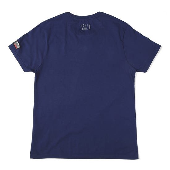 ROYAL ENFIELD METEOR T-SHIRT NAVY 3X-LARGE - RLATSM000741