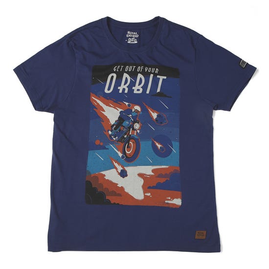 ROYAL ENFIELD METEOR T-SHIRT NAVY 3X-LARGE - RLATSM000741