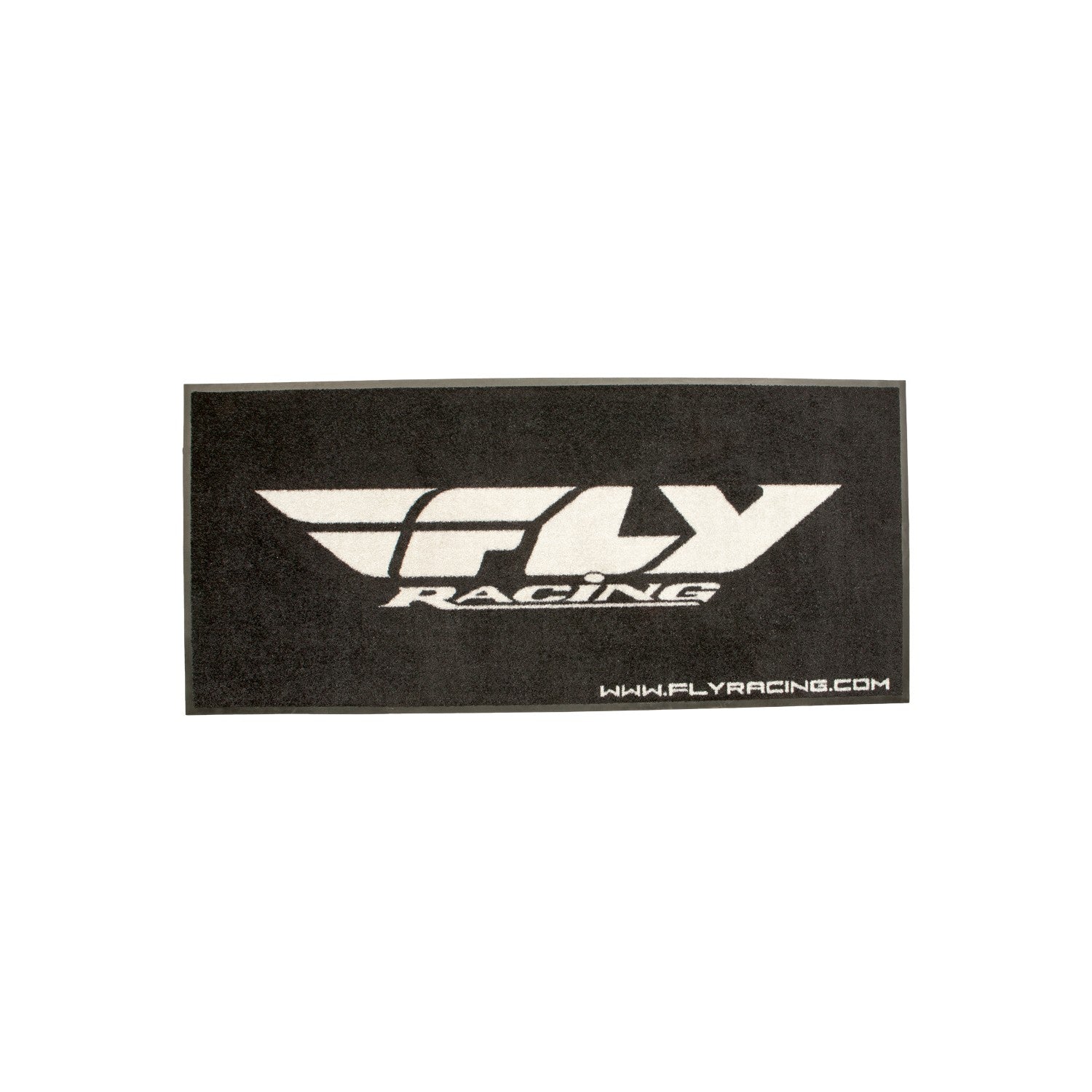 FLOOR RUG BLACK/WHITE 73"X33" - RUG-FLY