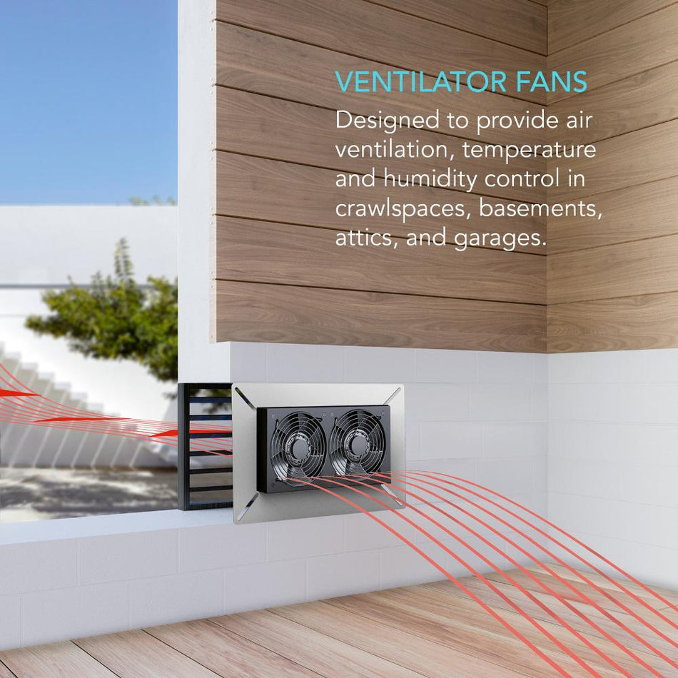 AIRTITAN T7 Ventilation Fan 12", WiFi-Integrated Controls - AIRTITAN