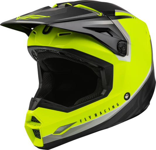 Fly Racing Youth Kinetic Vision Helmet HI-VIS (2024)