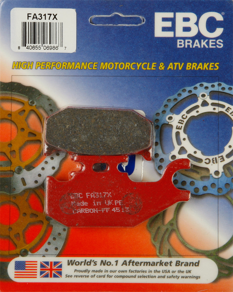 EBC HIGHER PERFORMANCE MOTORCYCLE AND ATV BRAKE PADS - 15-317X – DDRV.com