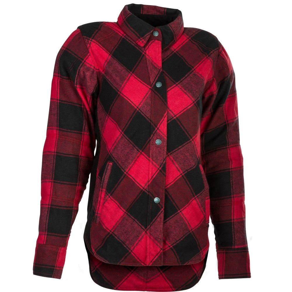 Highway 21 Women's Rogue Flannel Red/Black LG