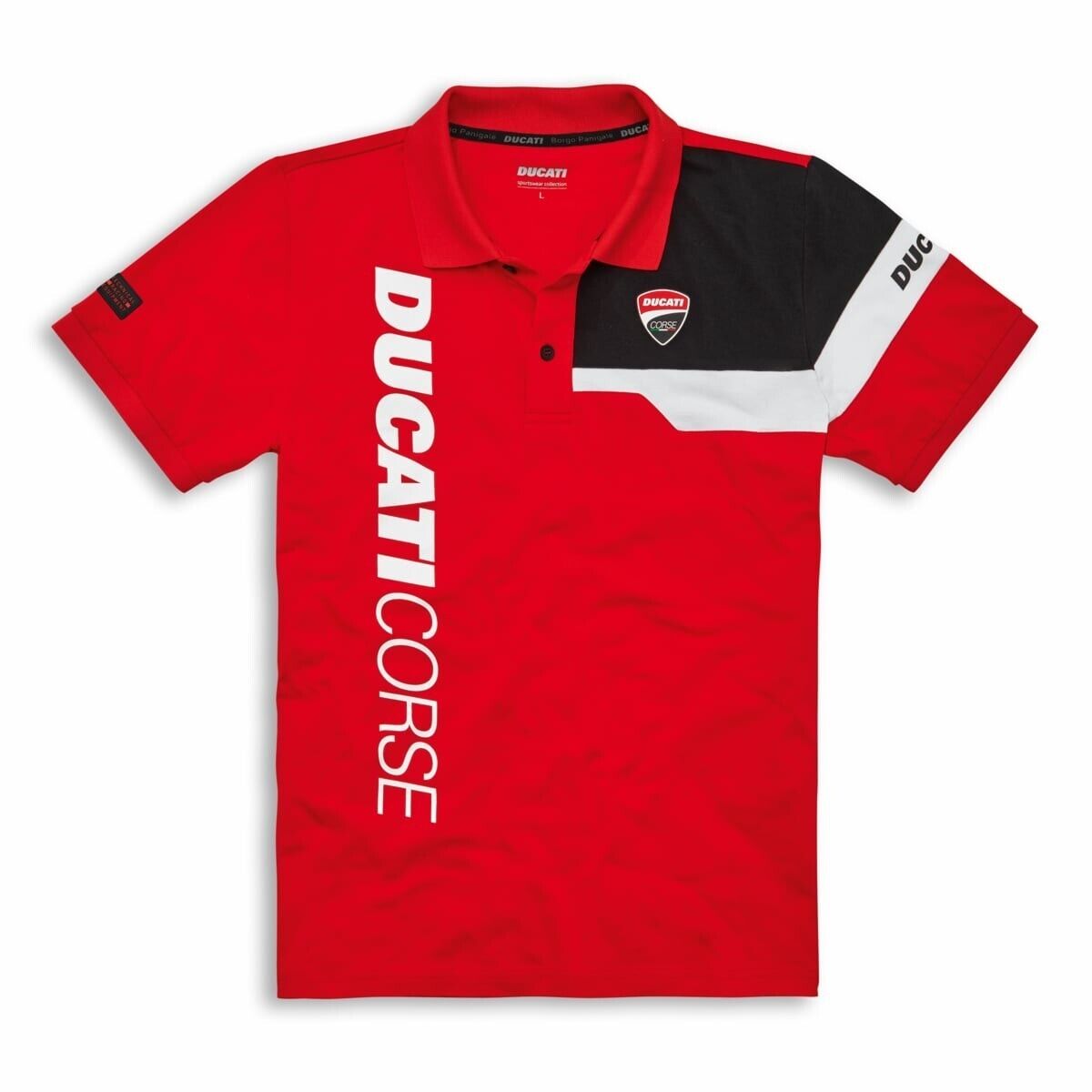 NEW DUCATI MEN'S DC TRACK 21 RED POLO SIZE XL - 987700836