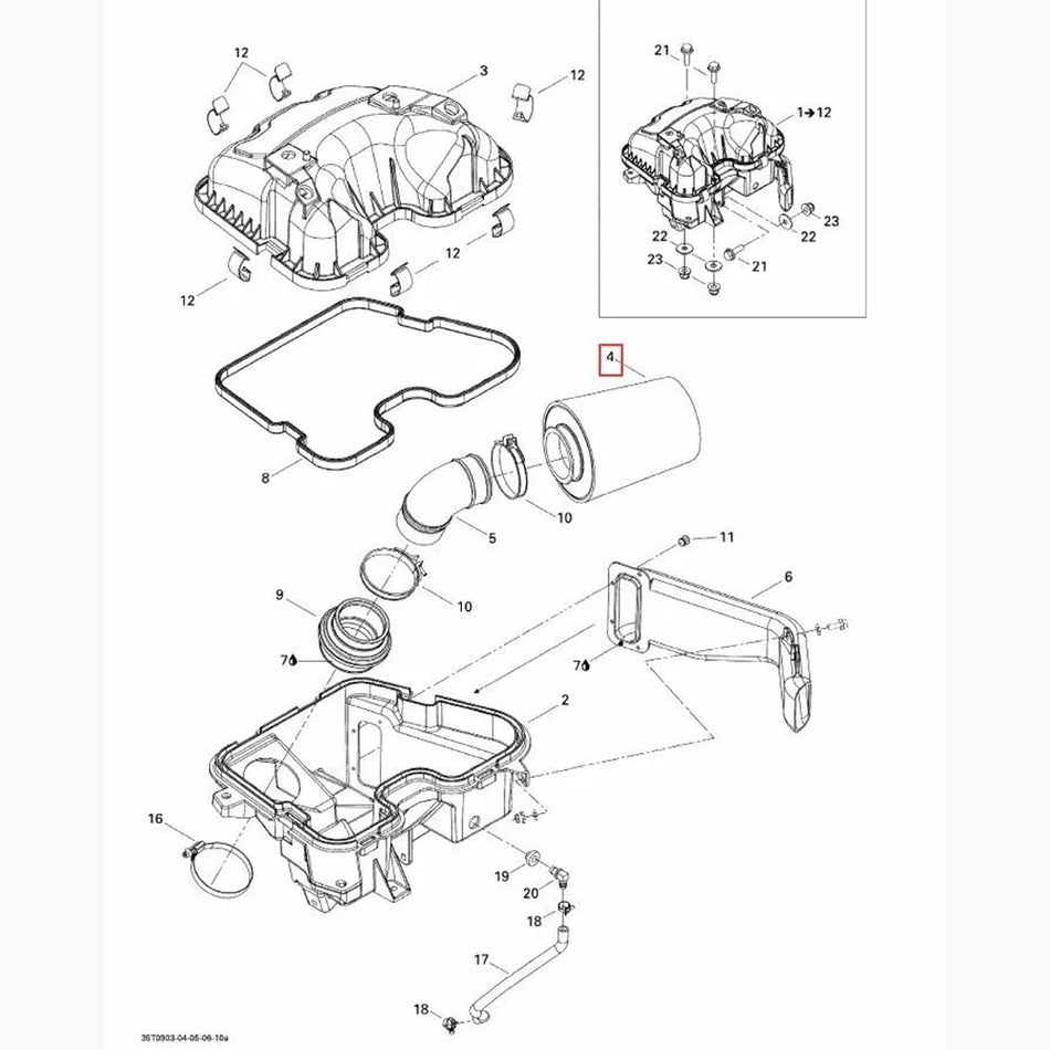 CAN-AM Air Filter - 707800174