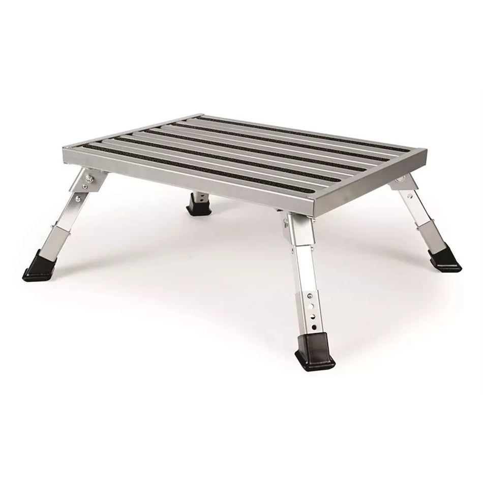 Camco Aluminum Step Stool W/Folding Legs