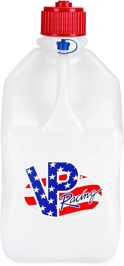 VP RACING MOTORSPORTS CONTAINER 5 GALLON WHITE PATRIOTIC - 30-3514