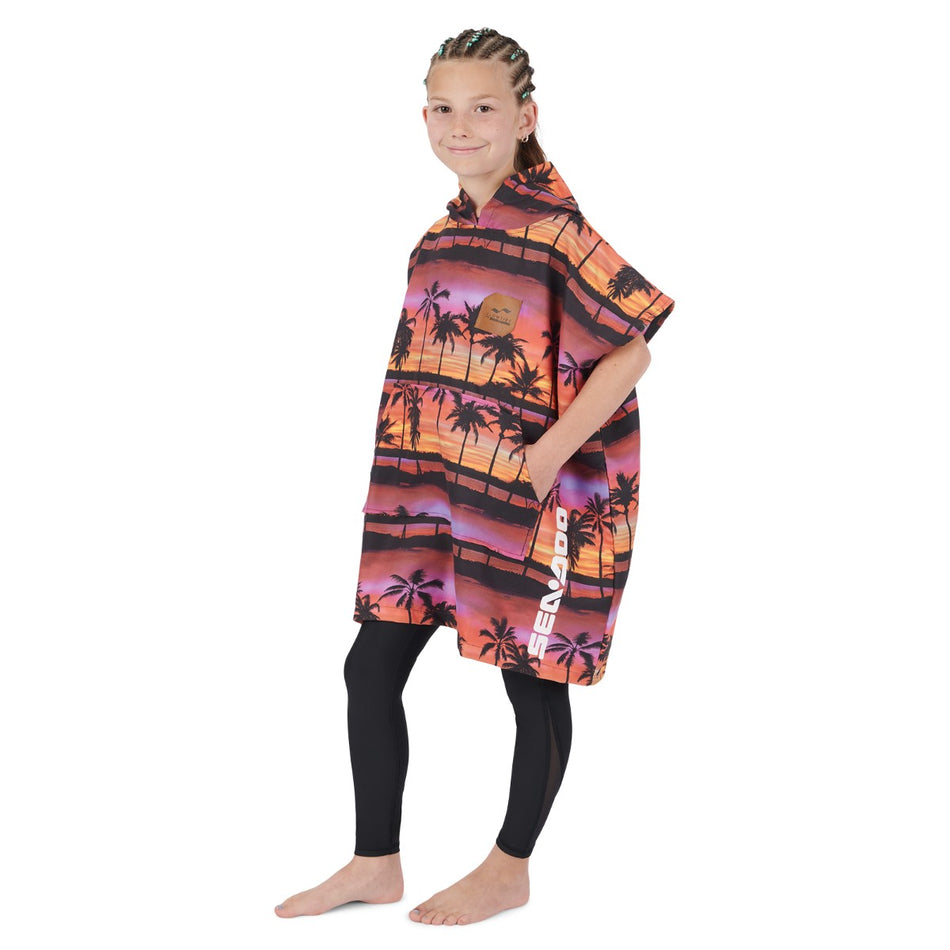 sea-doo-unisex-kid-s-sea-doo-quick-dry-poncho-by-slowtide-black-with-graphics-f8f44771ad
