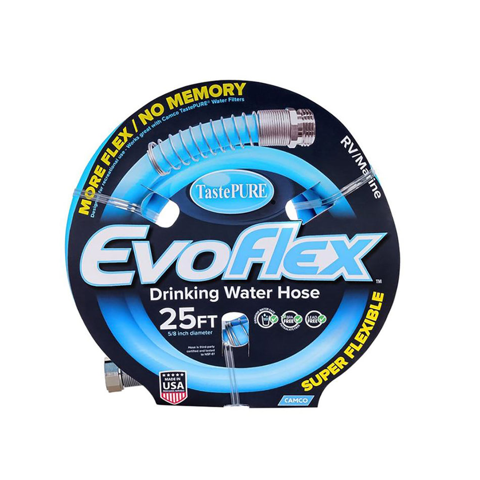 Camco EvoFlex 25-Foot RV / Marine Drinking Water Hose