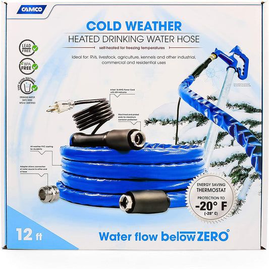 Heated Drinking Water Hose -20 12' - 5 / 8"