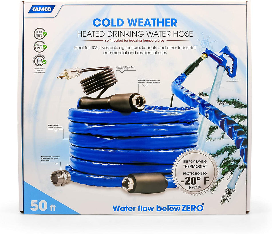 Heated Drinking Water Hose -20 50' - 5 / 8" - 22912