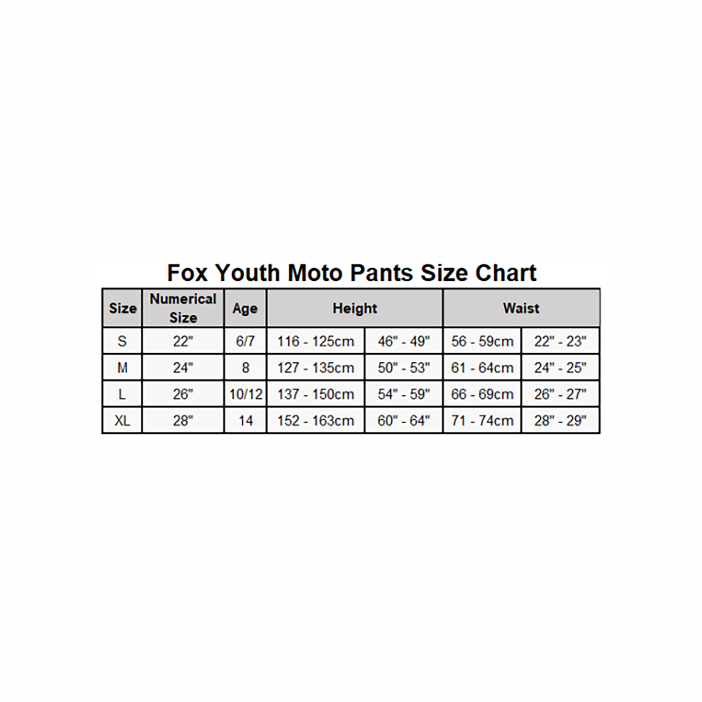 Fox Racing Youth 180 Skew Pants- Steel Grey