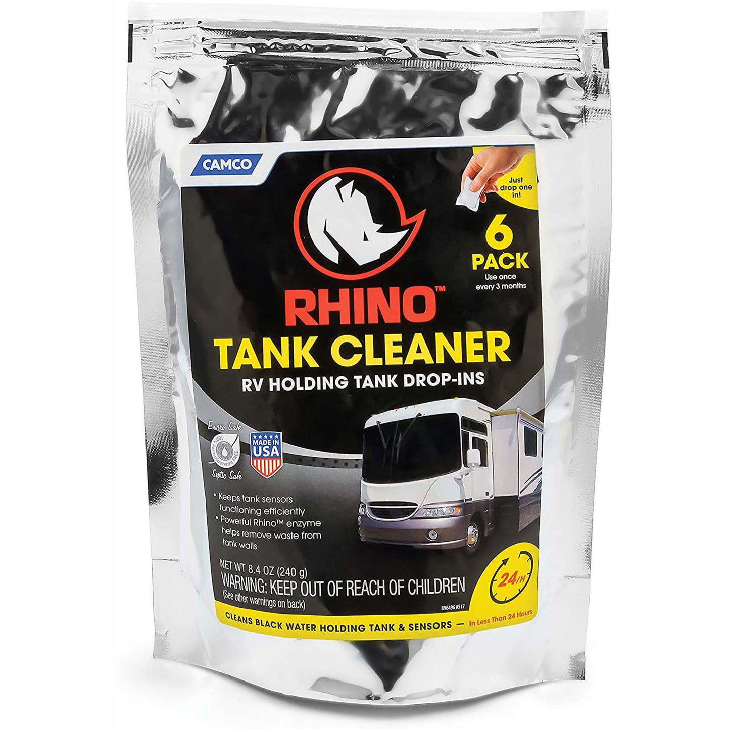 Rhino Holding Tank Cleaner Drop-Ins - 6 / bag