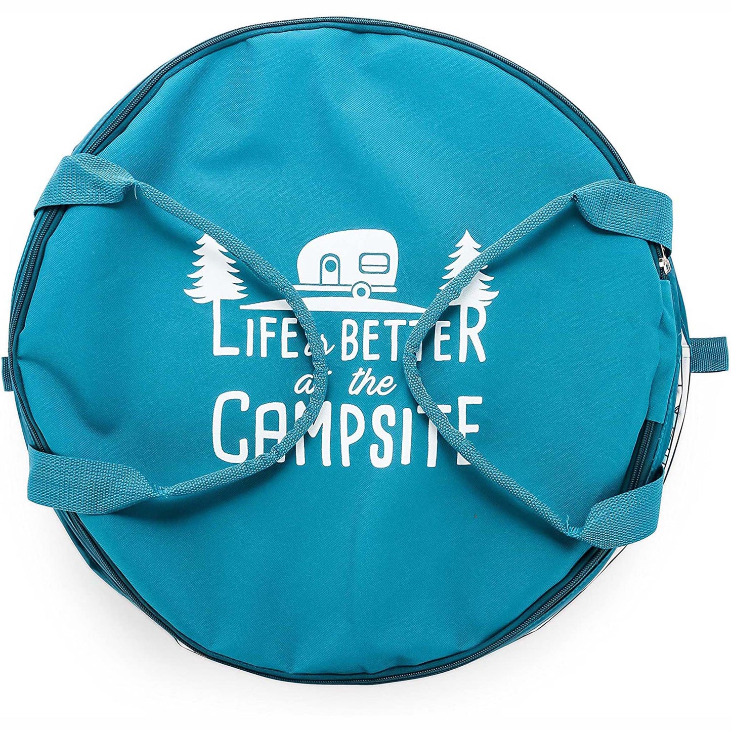 Life is Better at the Campsite Pop-Up Utility Container, 18-inch x 24-inch