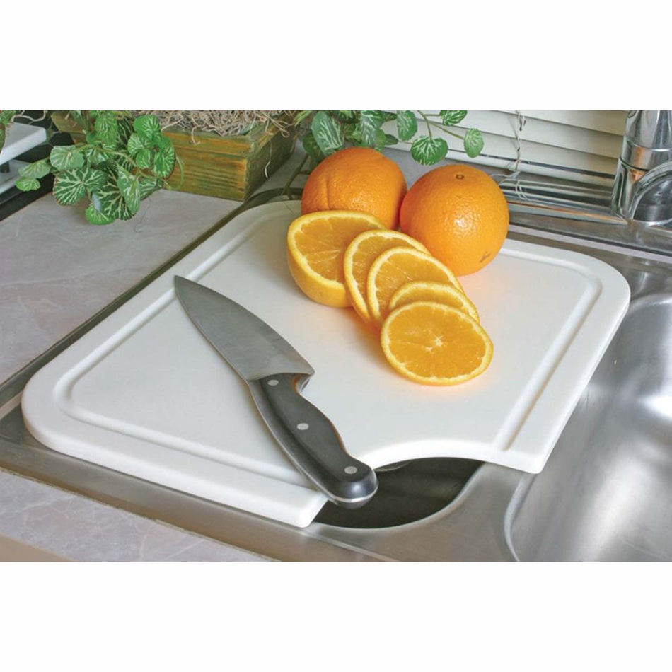 Sink Mate Cutting Board - White 12-1 / 2" x 14-1 / 2" - 43857