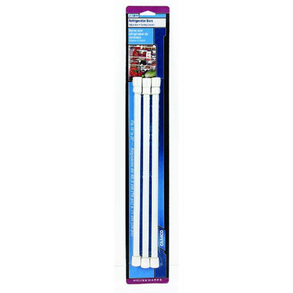 Cupboard Bar - 3Pack - 10" to 17" White