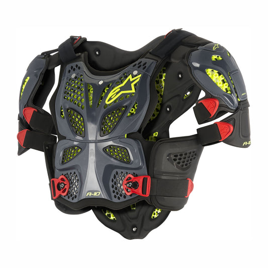 Alpinestars A-10 Full Chest Protector Anthracite/Red