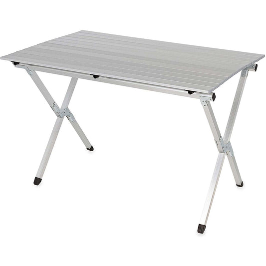 Fold-Away Aluminum Table - Roll-up w / Carry Bag