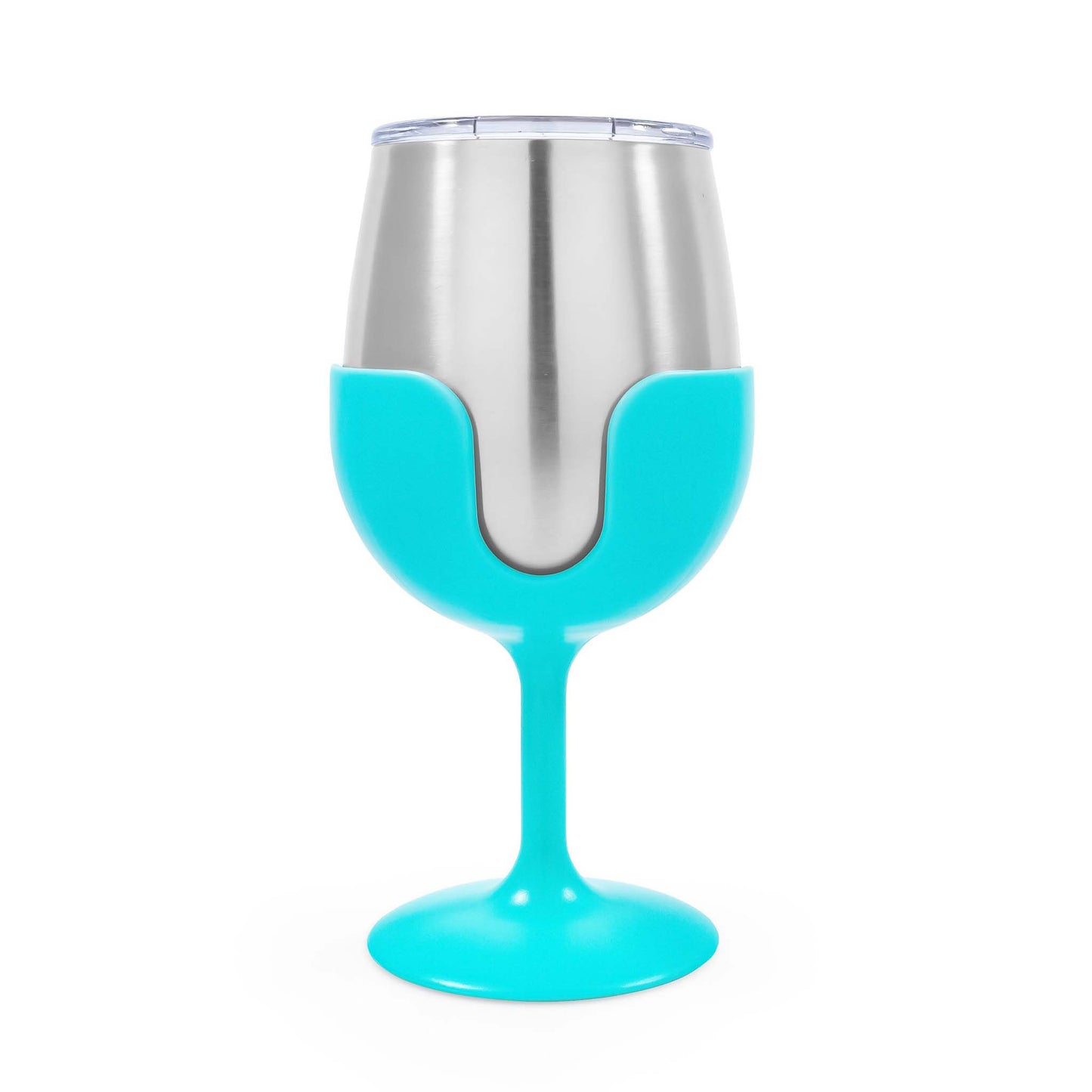 Life is Better at the Campsite Wine Tumbler Set (Blue / Pink)