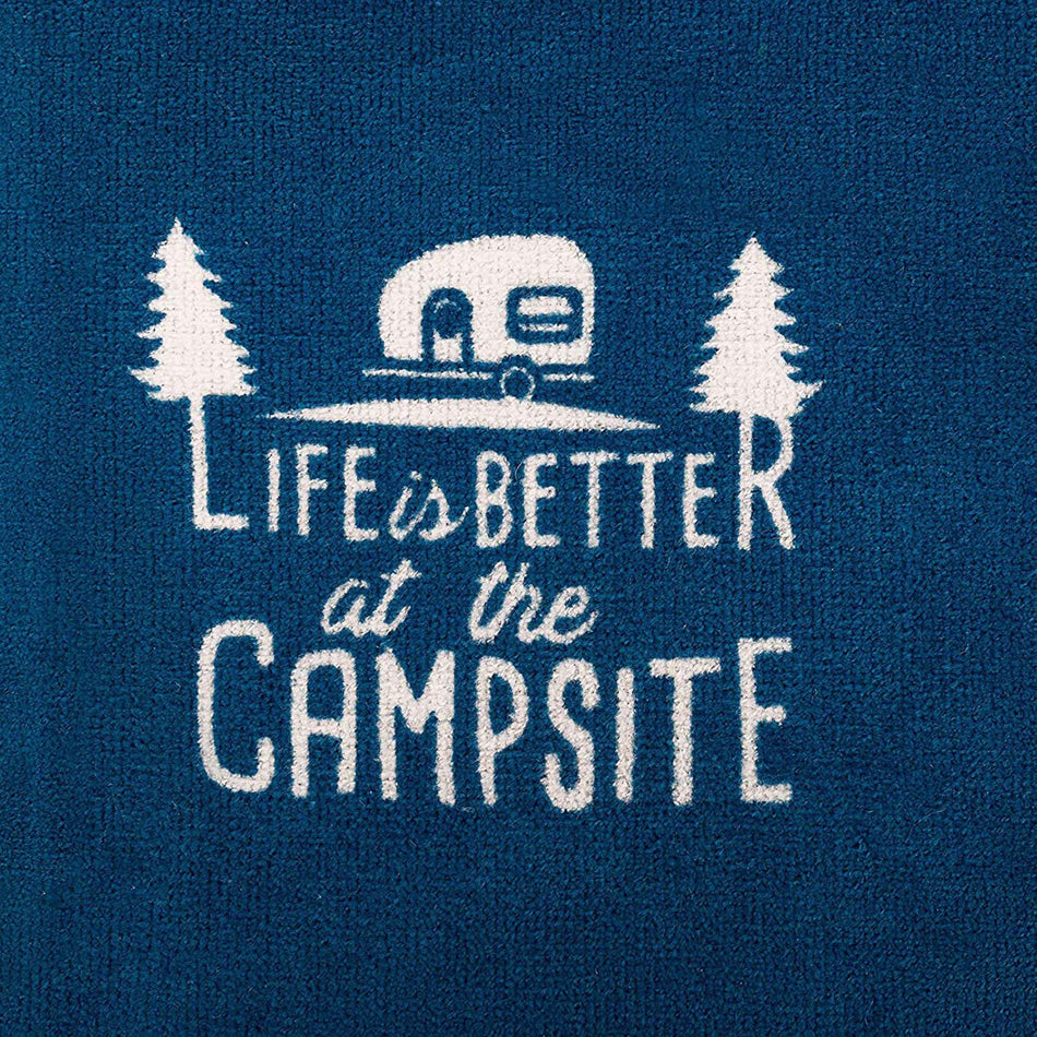 Life is Better at the Campsite RV Dish Towel Set, 27-Inches x 16-1 / 2-Inches