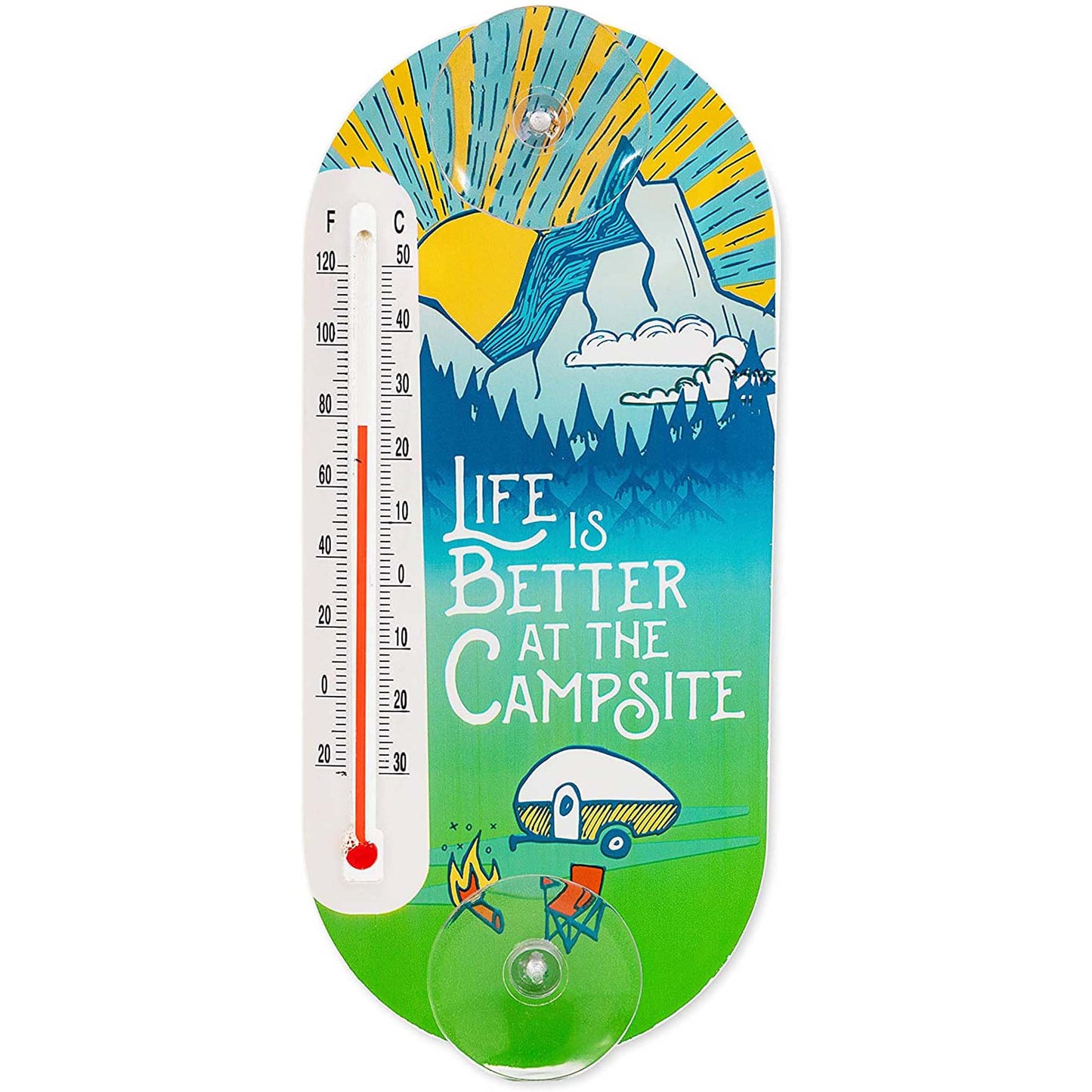 Camco Life is Better at the Campsite Window Thermometer